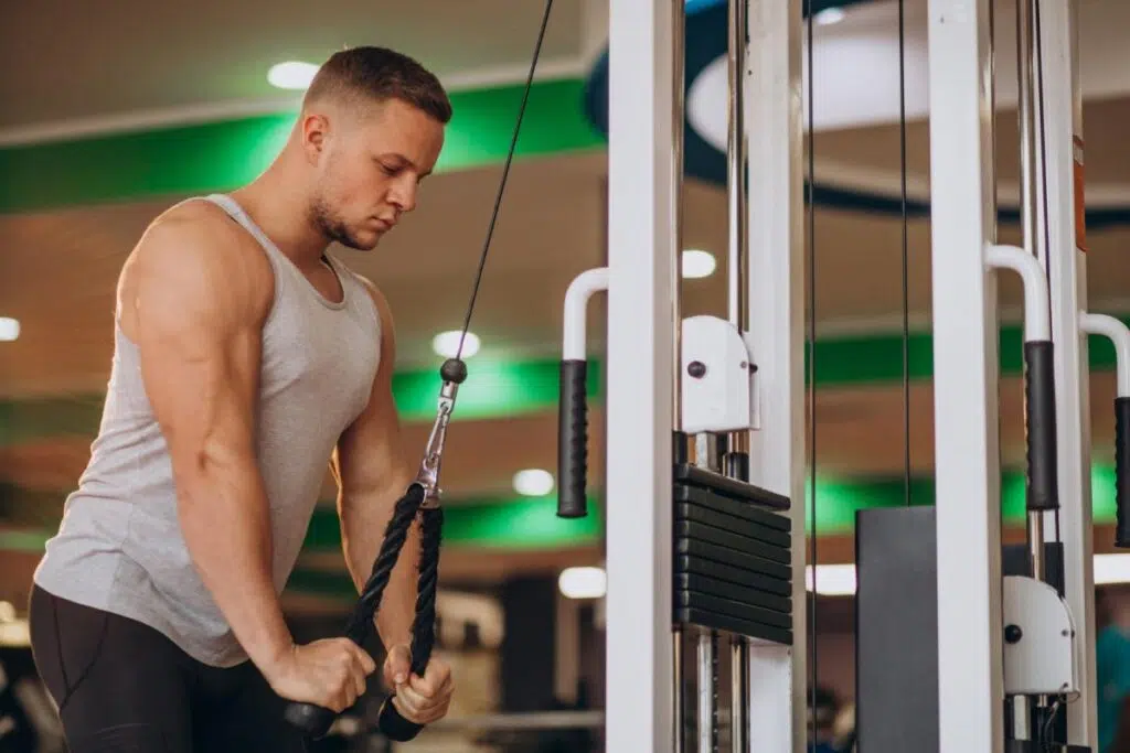 Arm Exercise Machines at the Gym