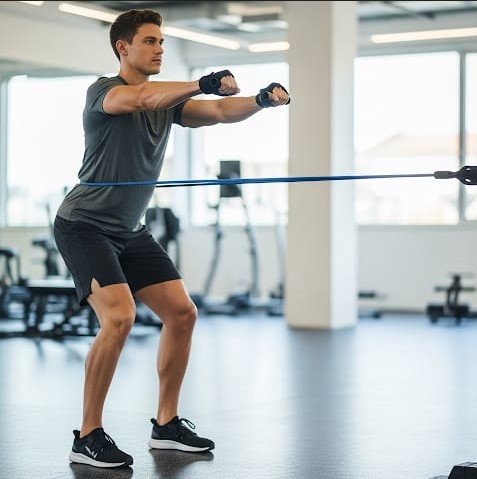 Exercise Band Chest Workout 3 Exercise band chest workout