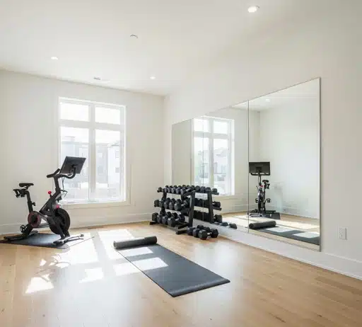 Home Workout Room Mirrors