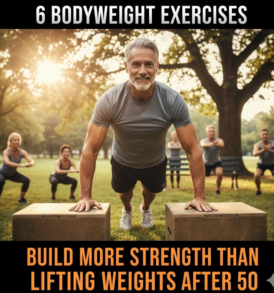 6 Bodyweight Exercises That Build More Strength Than Lifting Weights After 50 4 6 Bodyweight Exercises That Build More Strength