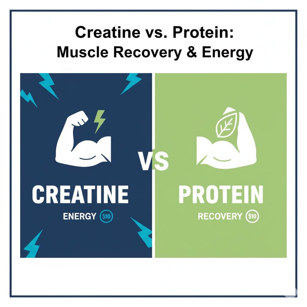 Creatine vs Protein: The Ultimate Showdown for Muscle Recovery and Energy