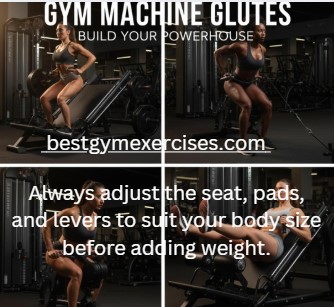 Best Gym Machine Exercises for Glutes | Ultimate Glute Training Guide 5 Best Gym Machine Exercises for Glutes