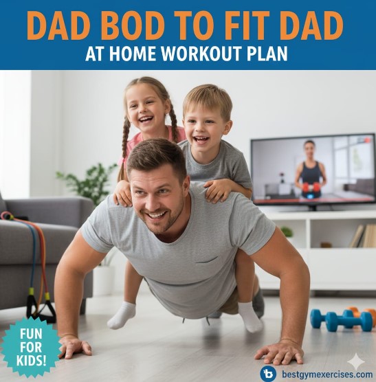 Dad Bod Workout Plan at Home: