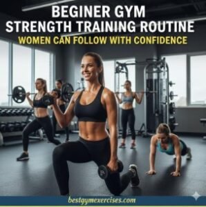 Beginner Gym Strength Training Routine Women | Simple & Safe Plan