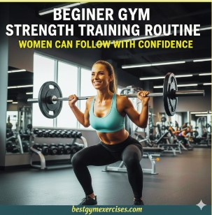 Beginner Gym Strength Training Routine Women Can Follow With Confidence 4 Beginner Gym Strength Training Routine Women