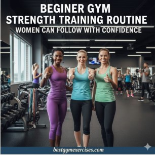 Beginner Gym Strength Training Routine Women Can Follow With Confidence 2 Beginner Gym Strength Training Routine Women