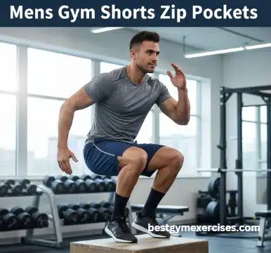 Men's Gym Shorts With Zip Pockets