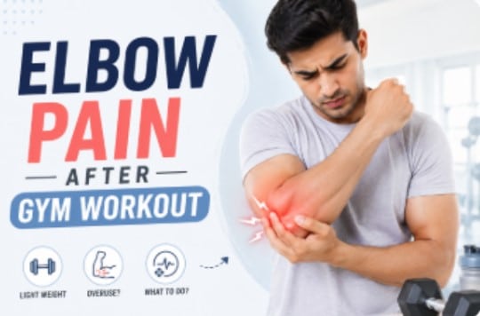 Elbow pain after gym workout