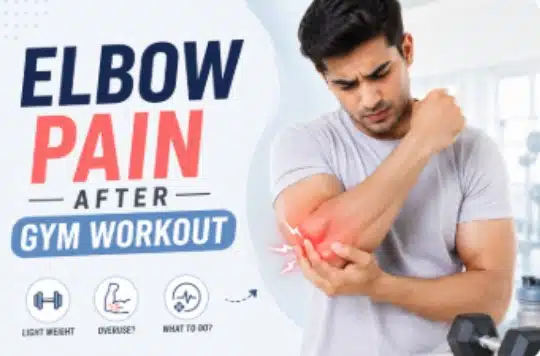 Elbow pain after gym workout