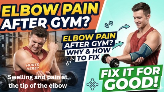 Elbow pain after gym workout
