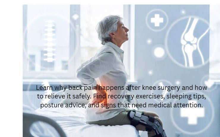How to Relieve Back Pain After Knee Surgery