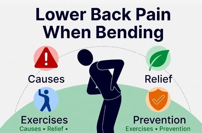 pain in lower back when i bend over