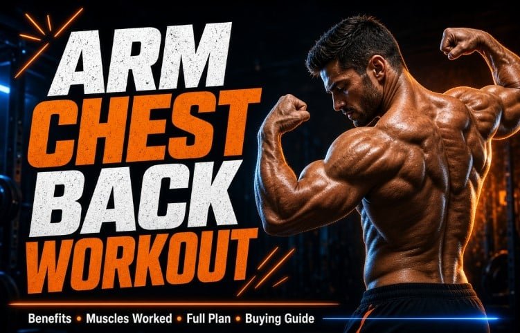 arm chest back workout 1