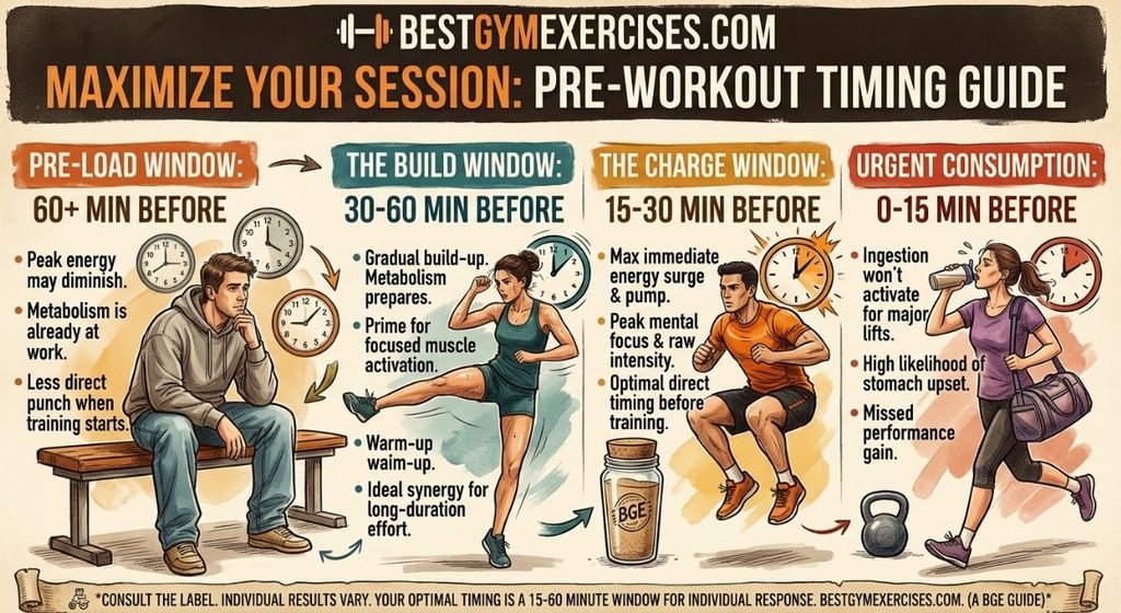 How Long Before the Gym Should I Take Pre Workout