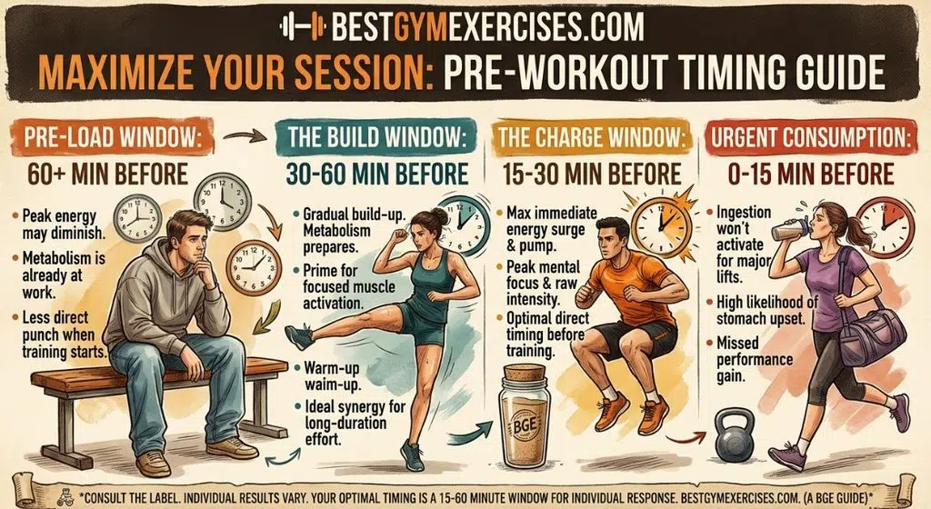 How Long Before the Gym Should I Take Pre Workout