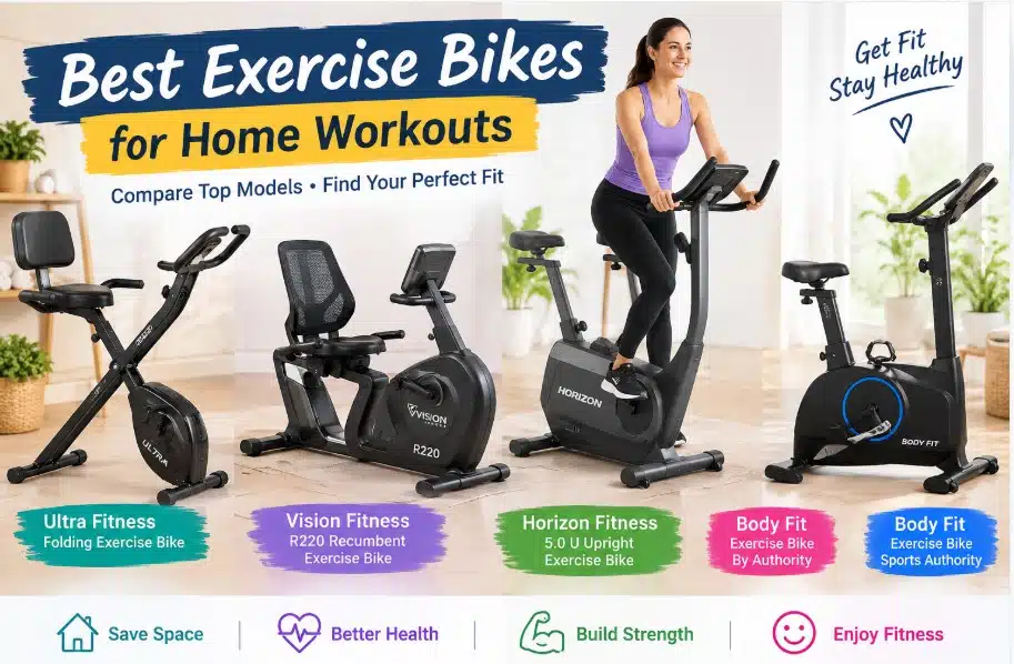 Ultra Fitness Folding Exercise Bike