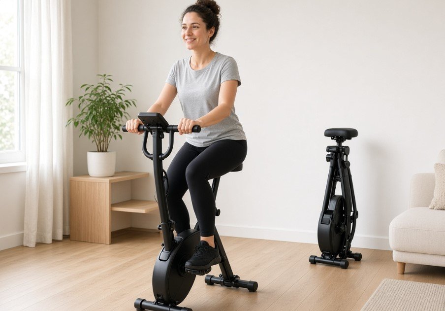 Ultra Fitness Folding Exercise Bike