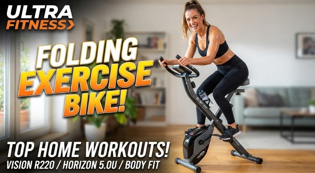 Ultra Fitness Folding Exercise Bike
