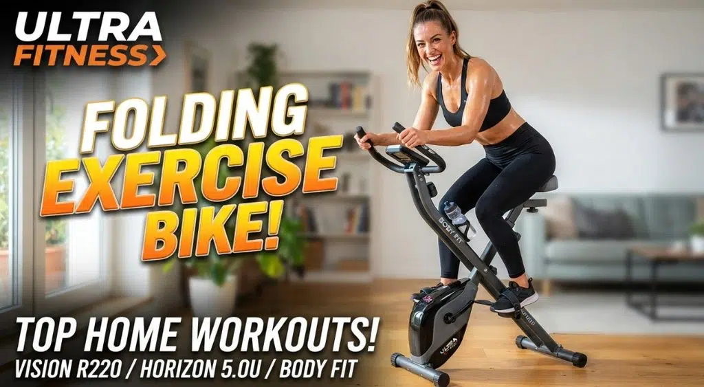 Ultra Fitness Folding Exercise Bike